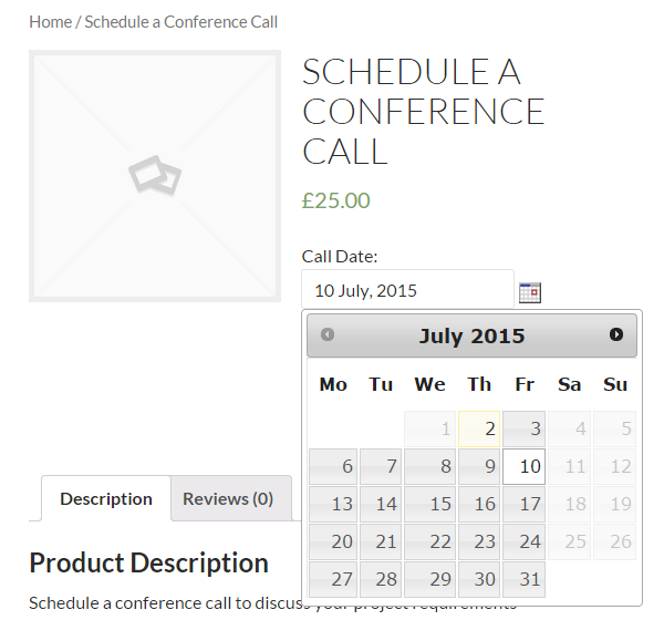 Turn your WooCommerce store into a booking platform - WooCommerce Booking Date Calendar