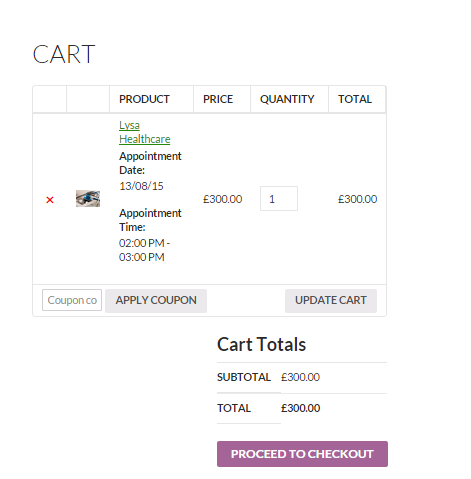 Cart Page