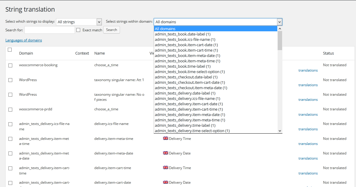 Setup bookable products with WPML and WooCommerce - String Translation