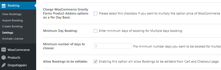 Understanding the process of Editing Bookings on Cart page and Checkout page