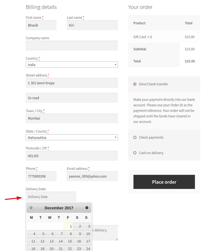 WooCommerce: Add custom content to Checkout Page