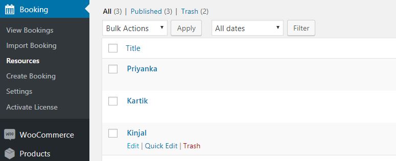 Understanding how resources can be booked for multiple services at different times - Tyche Softwares