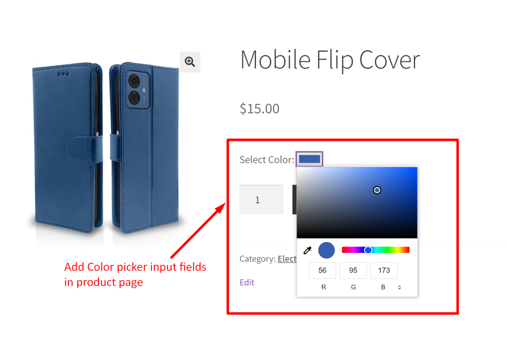 How to Add Color Picker Input Fields on WooCommerce Product Pages? - Tyche Softwares