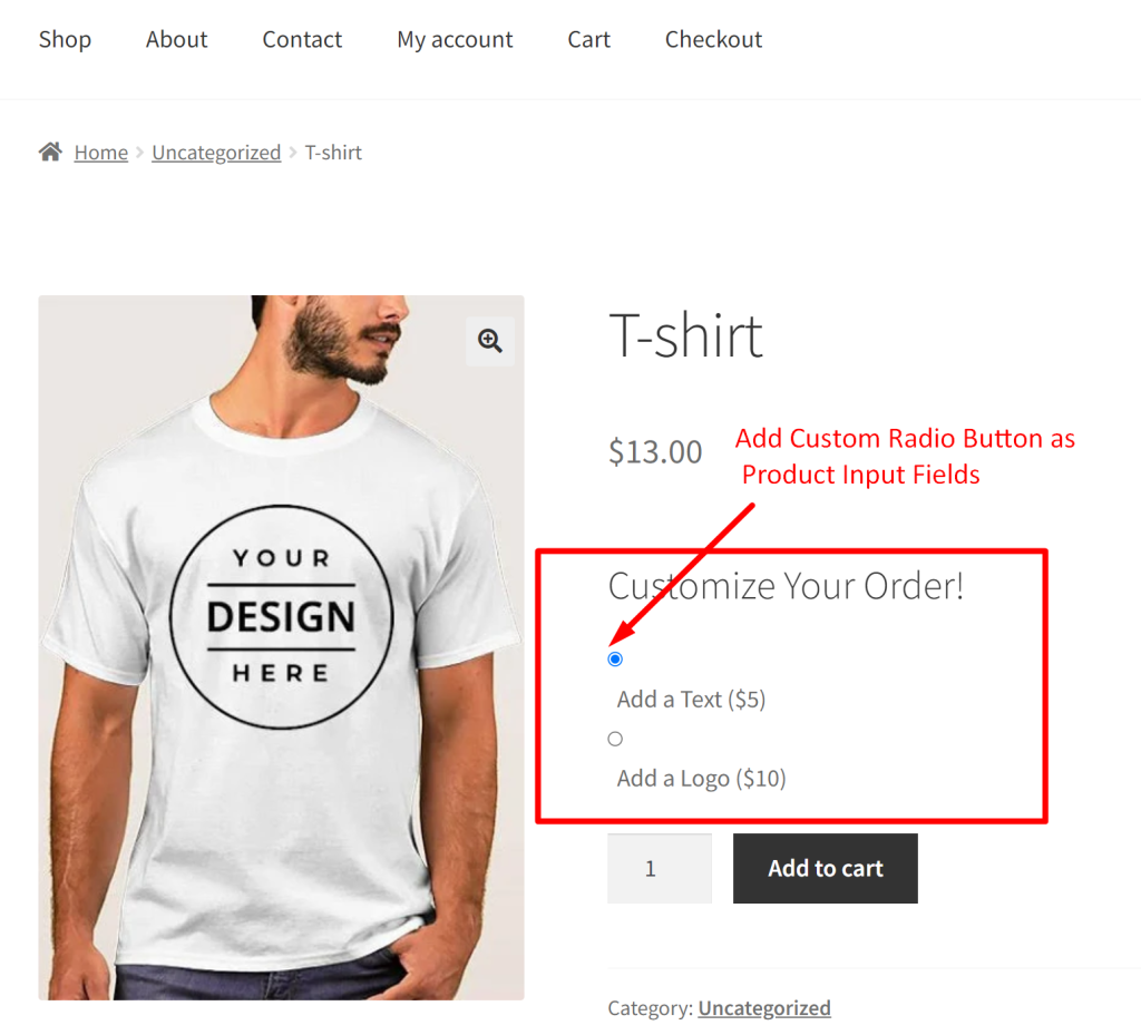 How to Add Radio Buttons to WooCommerce Product Page? - Tyche Softwares