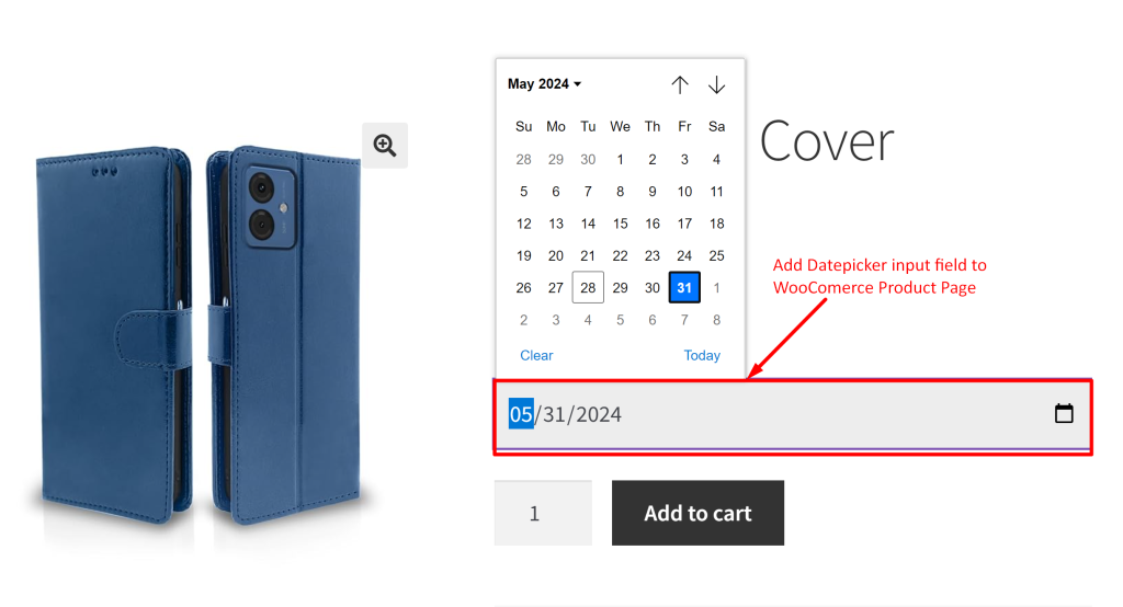 How to Customize the WooCommerce Product Page with a Datepicker Input Field? - Tyche Softwares