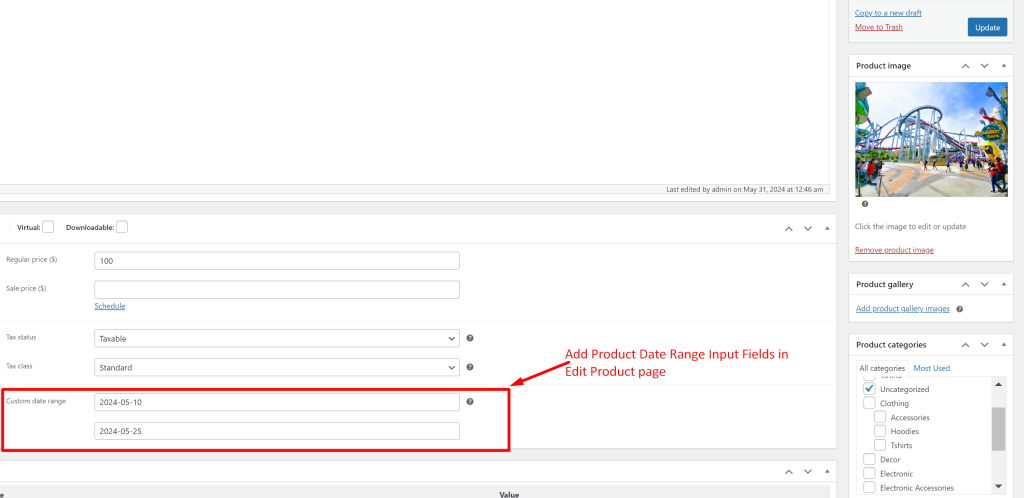 How to Add Custom Datepicker Input Fields to WooCommerce Admin Edit Product Interface? - Tyche Softwares