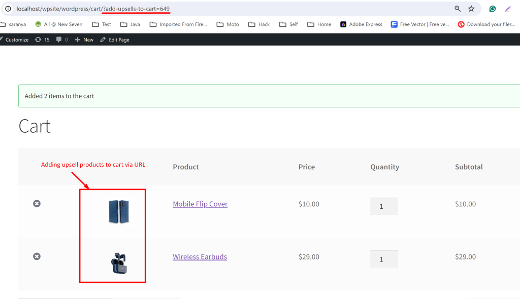 How to Automatically Add Upsell Products to Cart via Custom Link in WooCommerce? - Tyche Softwares