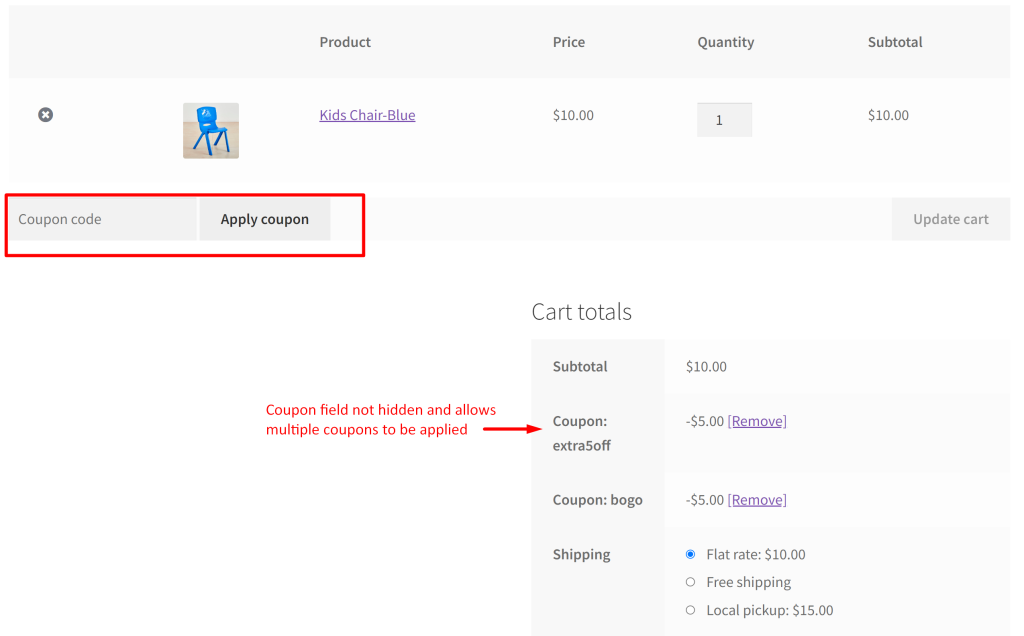 How to Hide Coupon Field After a Coupon is Applied in WooCommerce? - Tyche Softwares