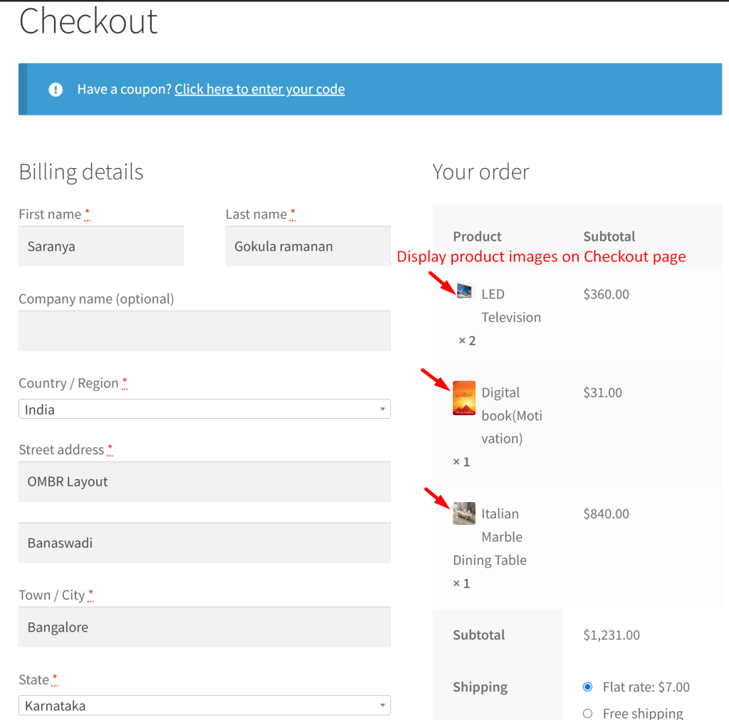 How to Add Product Images to WooCommerce Checkout Page? - Tyche Softwares
