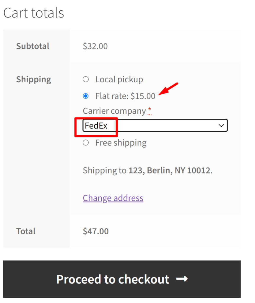 How to Add Carrier Field for a Shipping Method in WooCommerce Cart and Checkout? - Tyche Softwares