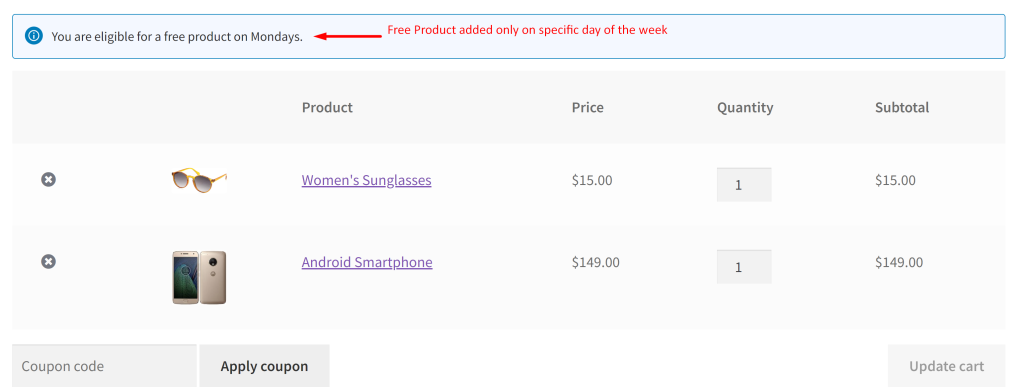 How to Add BOGO (Buy One, Get One) Offer for a Specific Day of the Week in WooCommerce? - Tyche Softwares