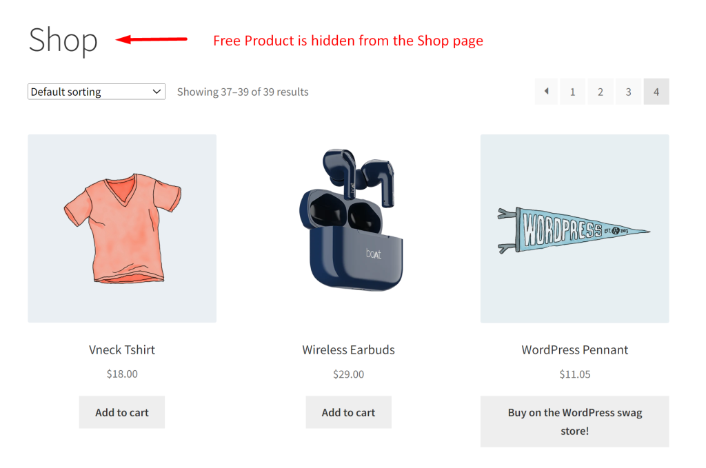 How to Hide Auto-Added Gift Product from WooCommerce Shop Page? - Tyche Softwares