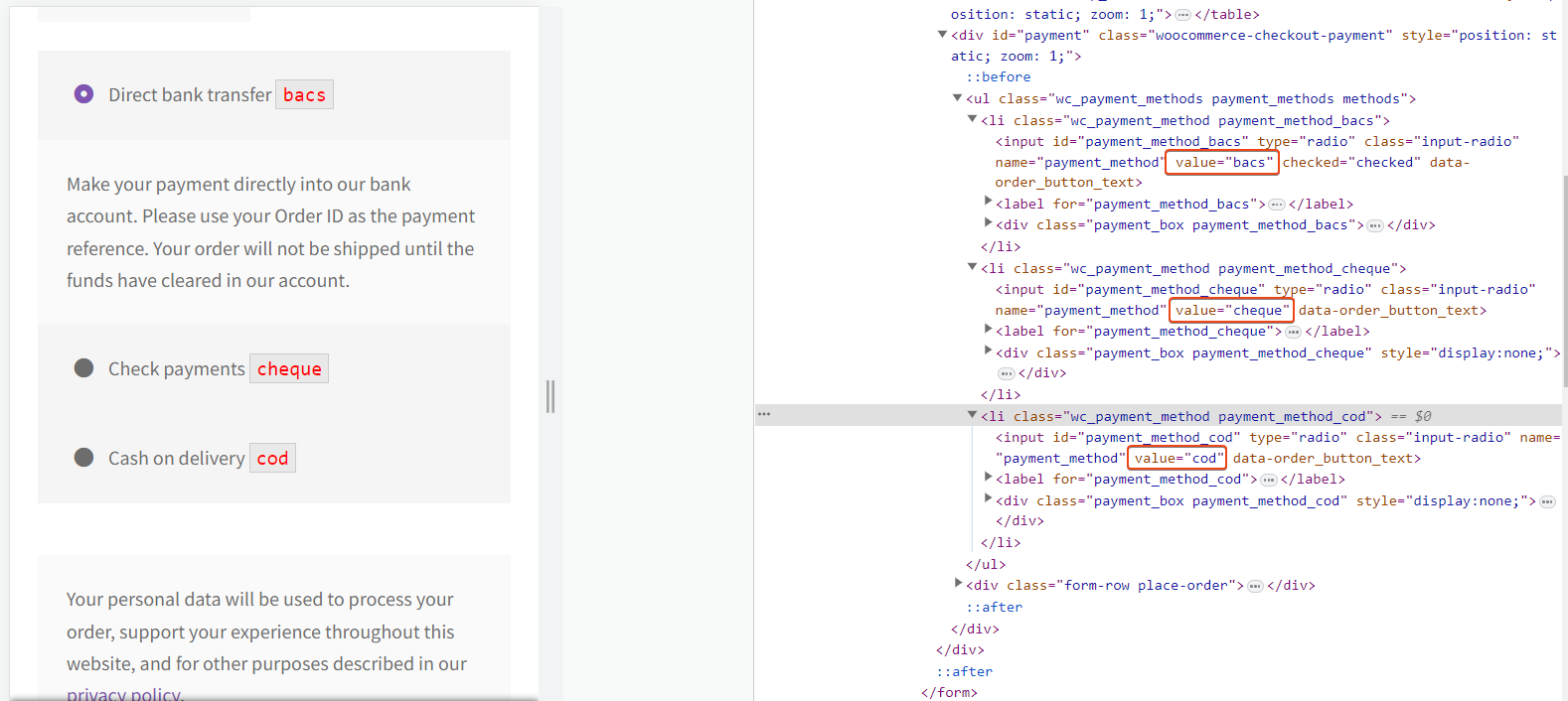 How to Get the ID of a Payment Method in WooCommerce? - Tyche Softwares