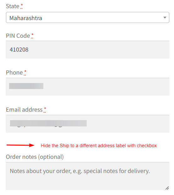 How to Hide the "Ship to a Different Address" Checkbox in WooCommerce?