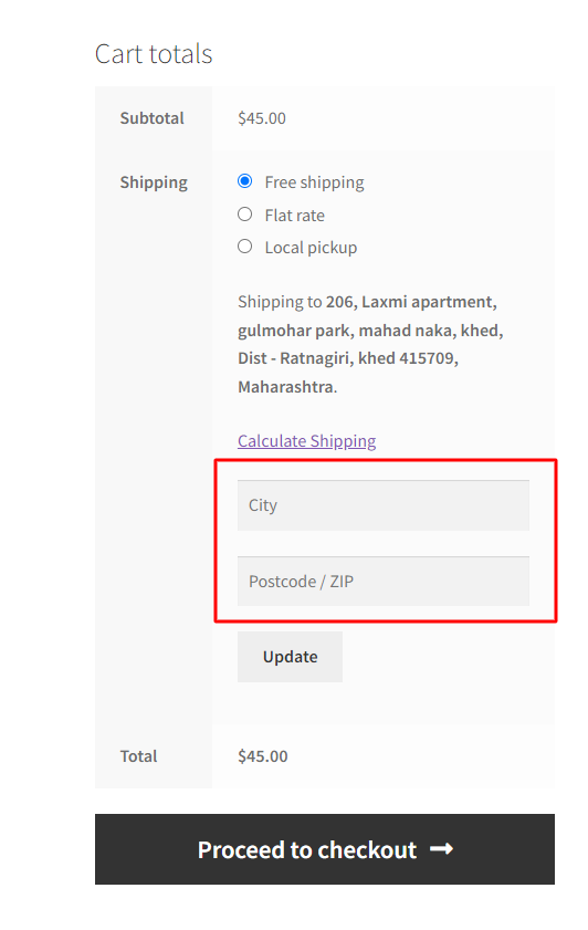 How to Hide Country & State Field in the WooCommerce Shipping Calculator on the Cart Page?