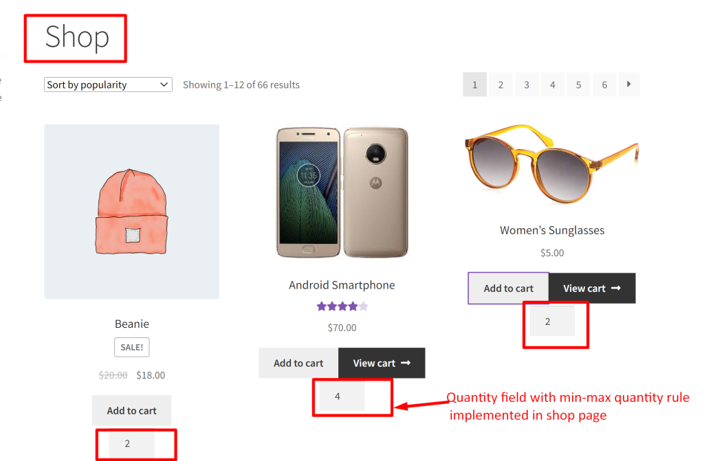 How to Set Quantity Field in WooCommerce Shop Page And Apply Minimum Maximum Rule? - Tyche Softwares