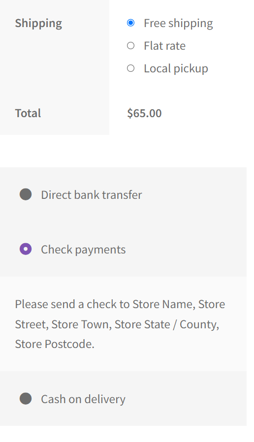 How to add WooCommerce checkout fees based on shipping method & payment method