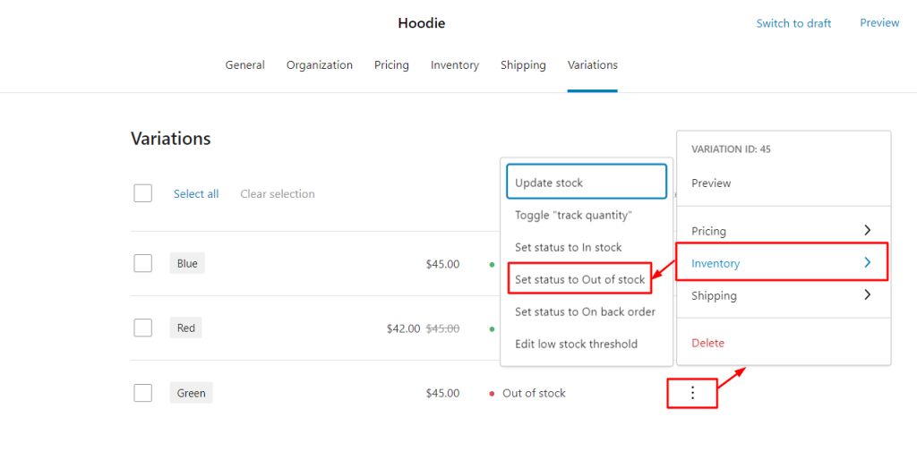 How to Gray-Out Out of Stock Variation Products in WooCommerce? - Tyche Softwares