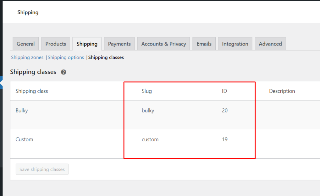 How to Programmatically Retrieve Shipping Class IDs and Slugs in WooCommerce? - Tyche Softwares