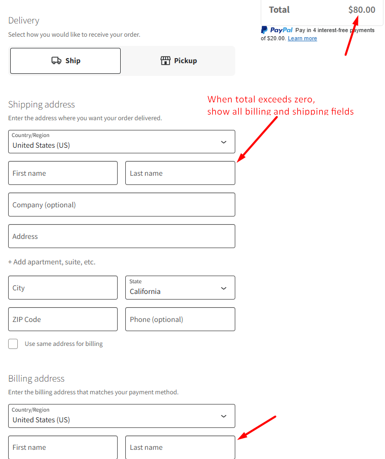 How to Hide Unnecessary Billing and Shipping Fields in WooCommerce Checkout Blocks? 2 How to Hide Unnecessary Billing and Shipping Fields in WooCommerce Checkout Blocks? - Tyche Softwares