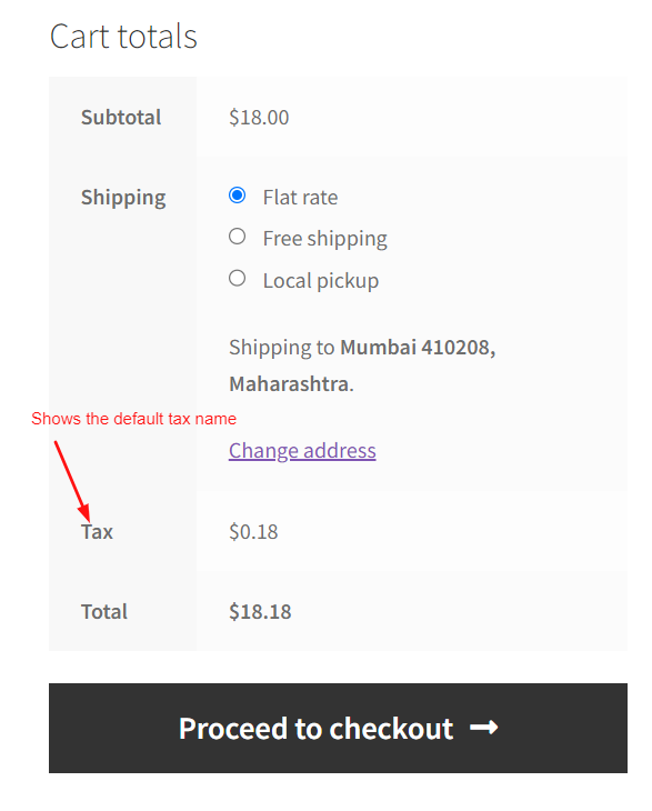 How to Customize the “Tax” Text on WooCommerce Cart Totals? - Tyche Softwares