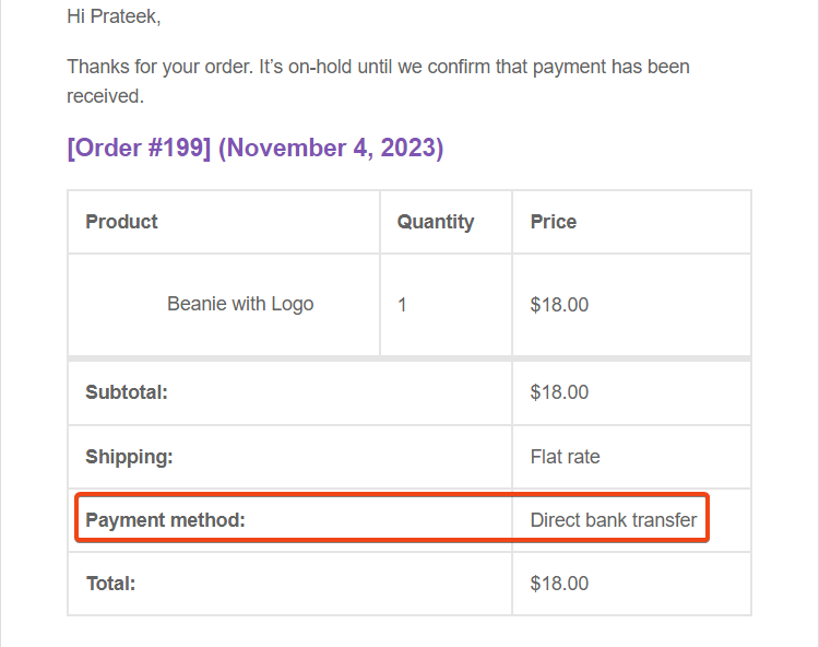 How to Display Payment Methods in WooCommerce Payment Received Emails: Enhance Customer Experience - Tyche Softwares