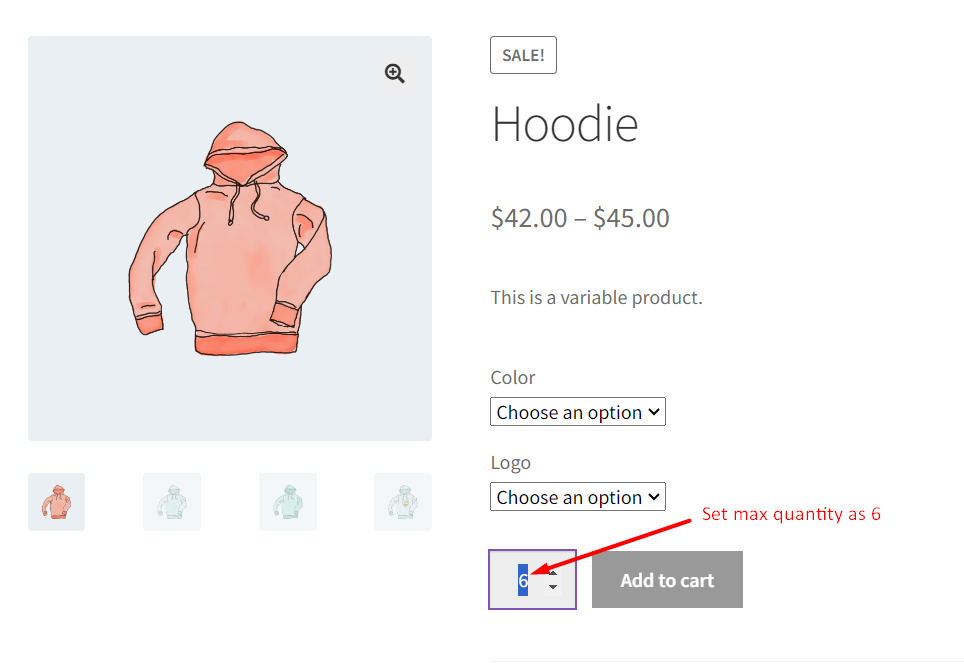 How to set minimum and maximum allowable product quantities to be added in WooCommerce Cart - Tyche Softwares