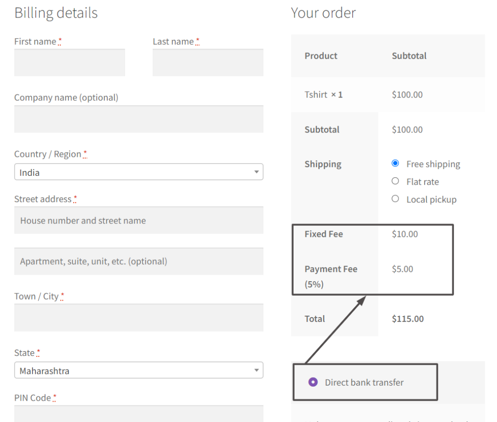 How to Add Checkout Fees Based on Payment Gateway & User Roles in WooCommerce? - Tyche Softwares