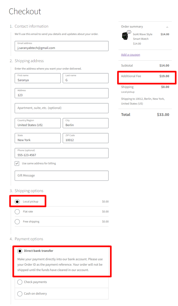 How to Add WooCommerce Checkout Fees Based on Shipping Method & Payment Method? (including in WooCommerce Checkout blocks) - Tyche Softwares