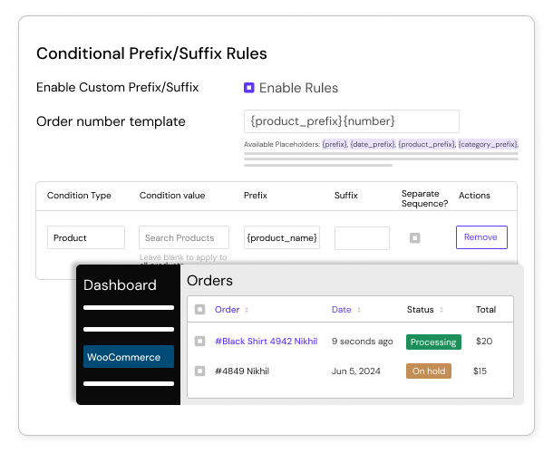 Custom Order Numbers for WooCommerce - Tyche Softwares