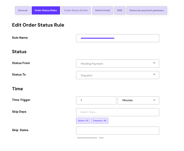 Custom Order Status for WooCommerce 4 custom rules for custom order status