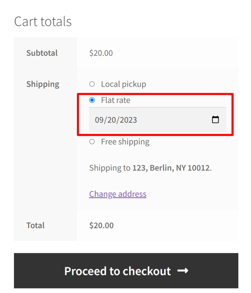 How to Add Delivery Date Field Below Shipping Methods in WooCommerce Cart and Checkout page?