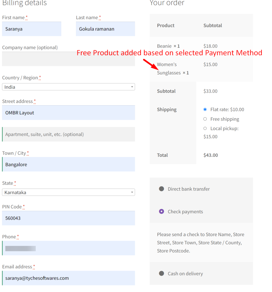 How to Add BOGO (Buy One Get One)Offer for the Chosen Payment Method in WooCommerce? - Tyche Softwares