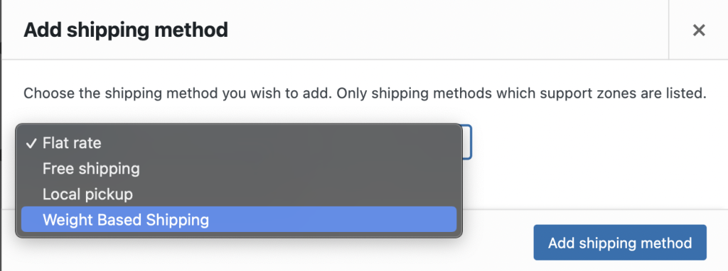 Add Custom Flat Rate Shipping Method