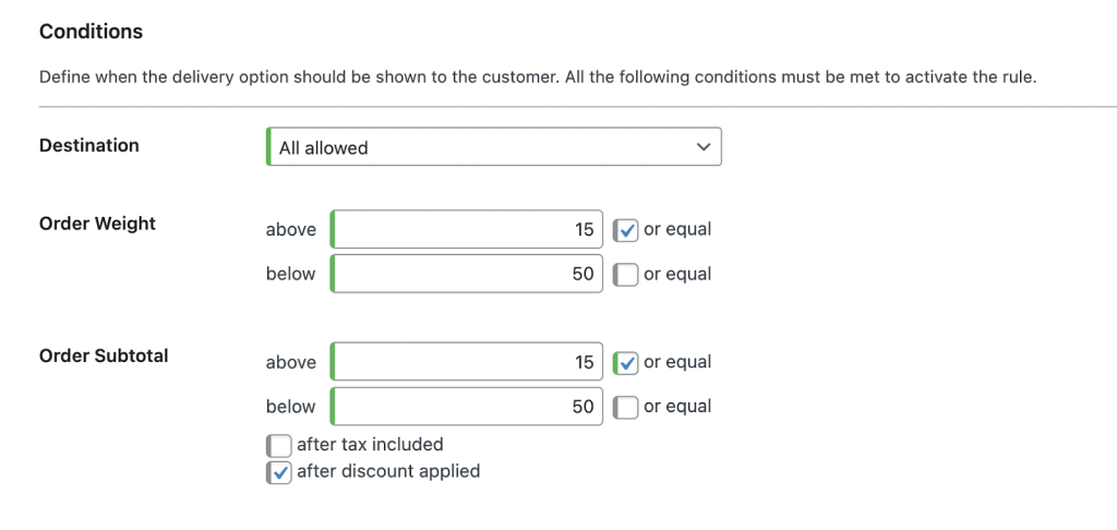 How to Apply Free Shipping Over A Condition in WooCommerce