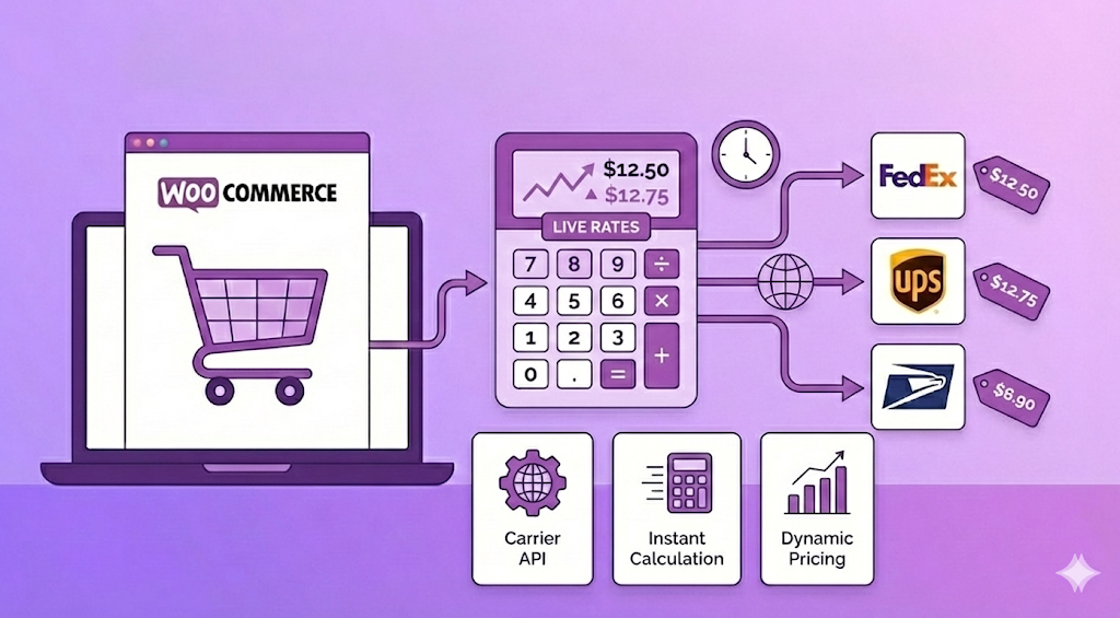 16 Best WooCommerce Shipping Plugins: Rules, Rates, Labels & Integrations (Free & Paid) 2 Real-Time Rates Calculator WooCommerce Plugins