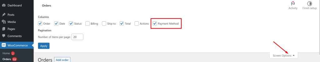 How to Add a Payment Gateway Column in WooCommerce >"Orders" List?