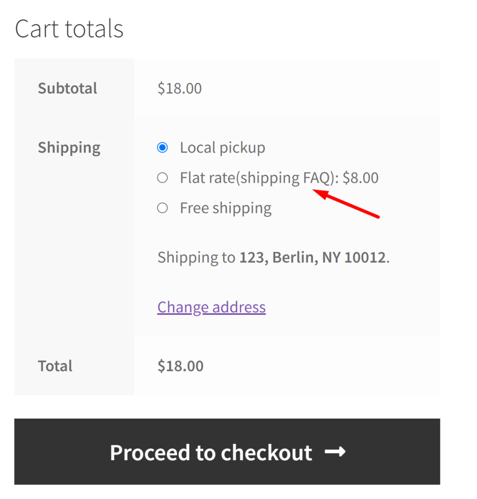 How to Add Hyperlink to Shipping Method Label