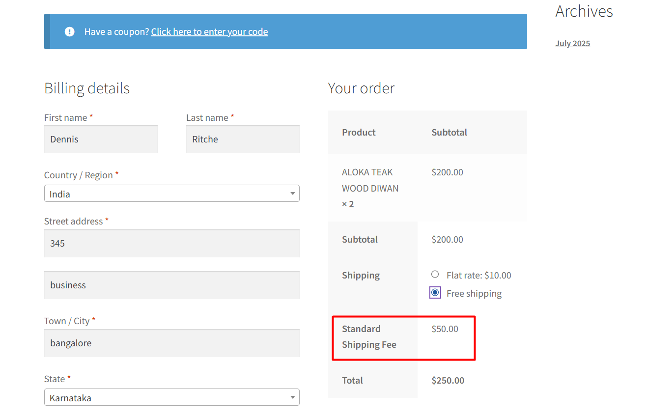 How to Update WooCommerce Checkout Totals When a Custom Shipping Field ...