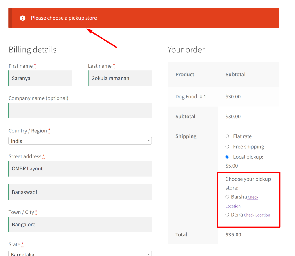 How to Add Radio Buttons to a Specific Shipping Method